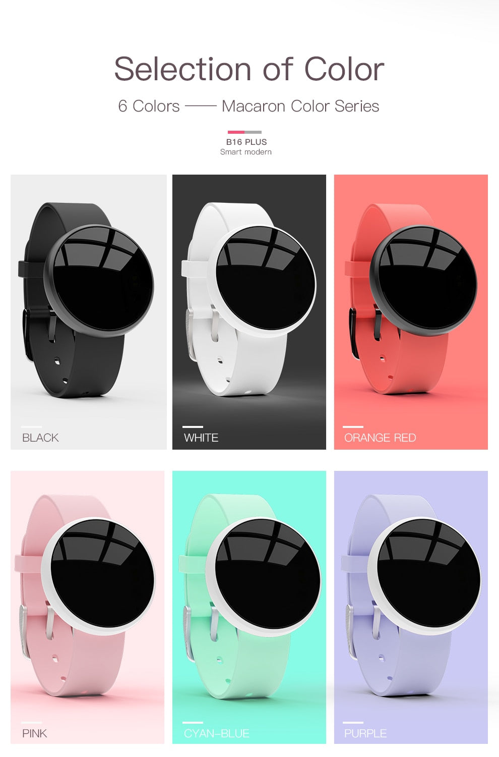 Black Technology Smart Bracelet – Fitness Tracker, Heart Rate Monitor, Sleek Design | Best Smart Band in UAE