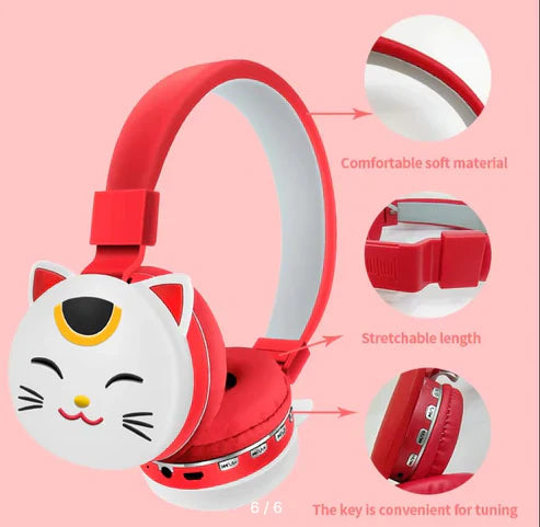Children’s Cartoon Headphones – Safe Volume Limit, Comfortable Fit & Fun Designs for Kids in UAE